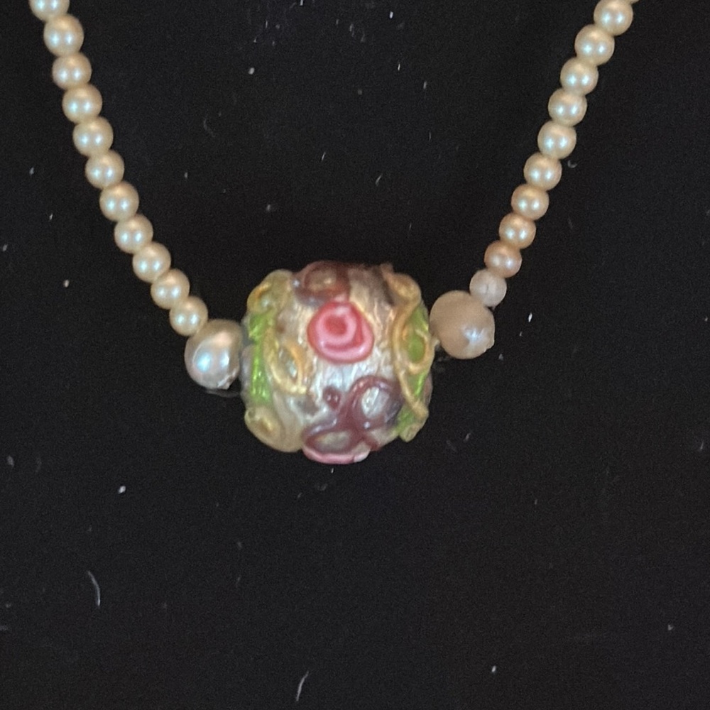NFS RESERVE FOR TRADE Antique Venetian wedding cake beads three of them - Picture 3 of 17